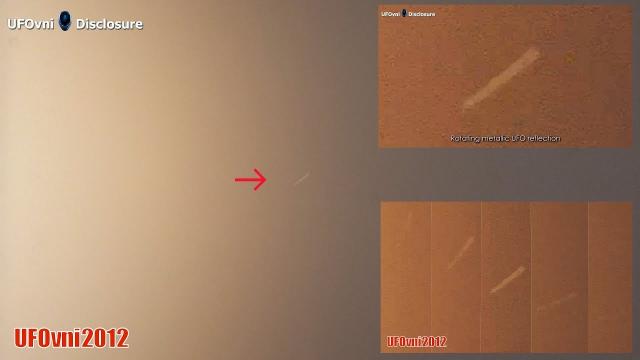 Telescope Sun Solar Filter: Rotating Metallic UFO Reflection