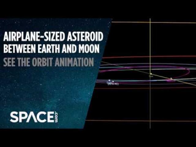 Airplane-Sized Asteroid to Fly Between Earth and Moon