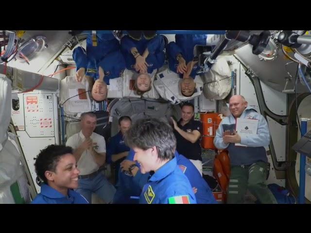 See SpaceX Crew-4's welcome ceremony aboard the International Space Station