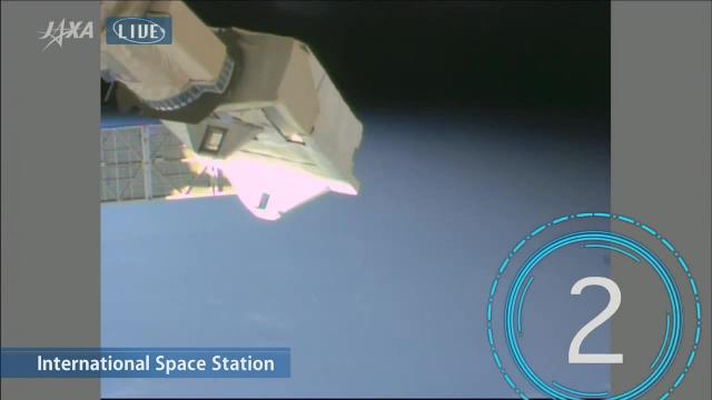 Watch Cubesats Deployed from Space Station