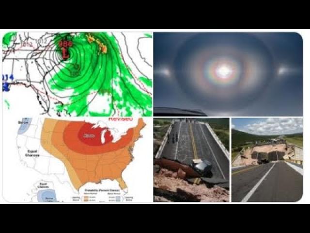Hurricane to hit the East Coast October 13th? Bridge Collapse in Mexico! Big Europe Storms! USA Snow