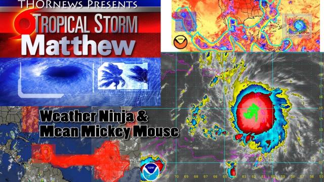 Monster Tropical Storm Matthew is set to Slam into the USA & is freaking out Radars now