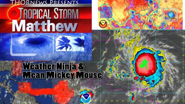 Monster Tropical Storm Matthew is set to Slam into the USA & is freaking out Radars now