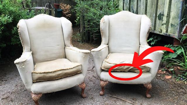 Poor Lady Buys Two Broken Old Armchairs and Finds Envelope inside One of Them