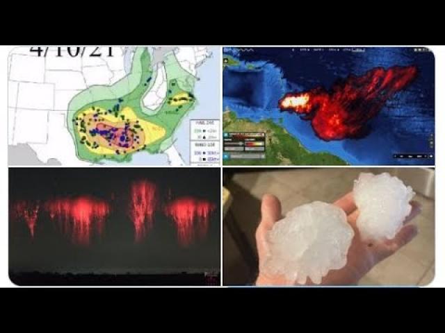 Super Wild Weather day Florida problems tomorrow? Volcanoes BIG storm april 23-26th + More Volcanoes
