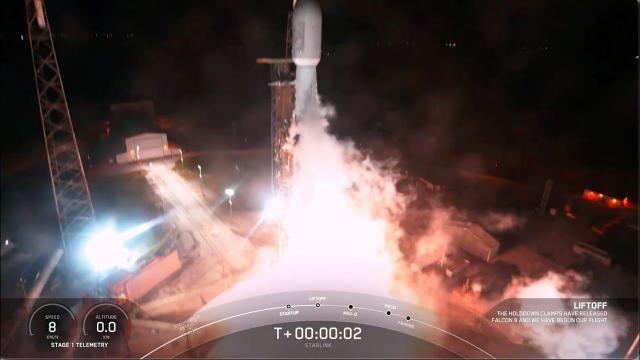 SpaceX launches 22 Starlink satellites from Cape Canaveral Space Force Station
