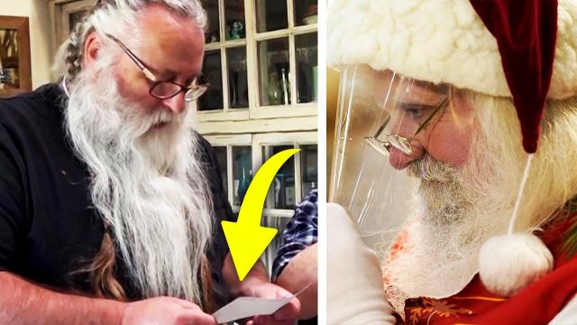 After This Man Played Santa Claus For 27 Years, He Got A Visit From A Stranger Carrying Two Boxes