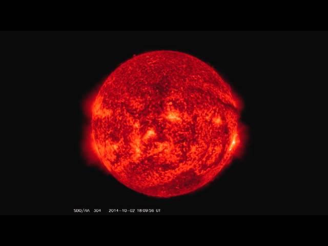 Departing Sunspot Blows M-Flare 'Goodbye Kiss' | Video