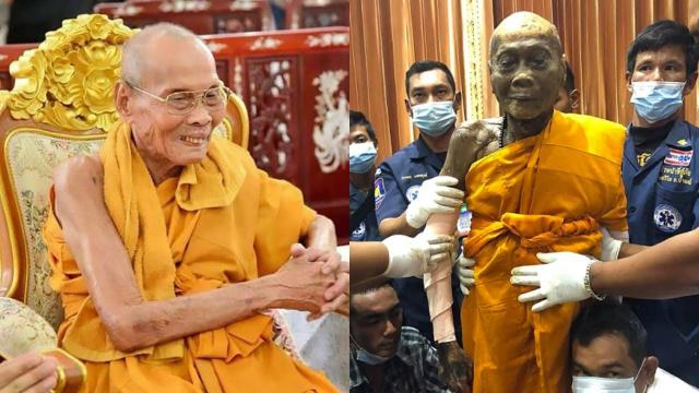This Buddhist Monk 'standing And Smiling' Two Months After His Death!