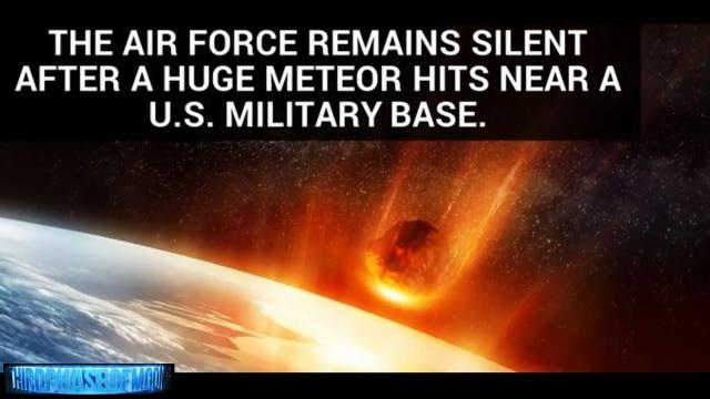 Air Force Remains Silent After Mysterious Impact Near US Military Base! 2018