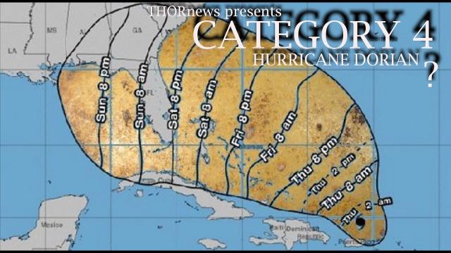 Alert! Category 4 Hurricane Dorian Florida Landfall is latest projection