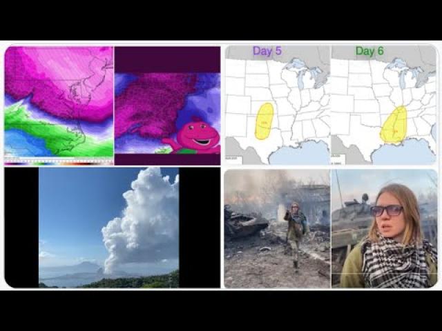 Red Alert! Taal Volcano Erupts! & The NEXT BIG STORM is in 5 Days! + good California Rain!