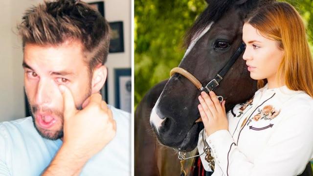 Man Catches His Wife With Horse In Barn Doing This, He Turns Pale