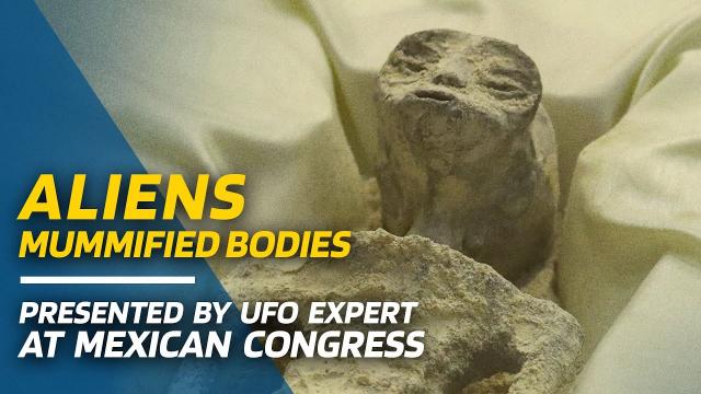 Alleged Mummified Bodies of Aliens at the first Mexico Congress UAP hearing ???? Sept 13, 2023 ????L