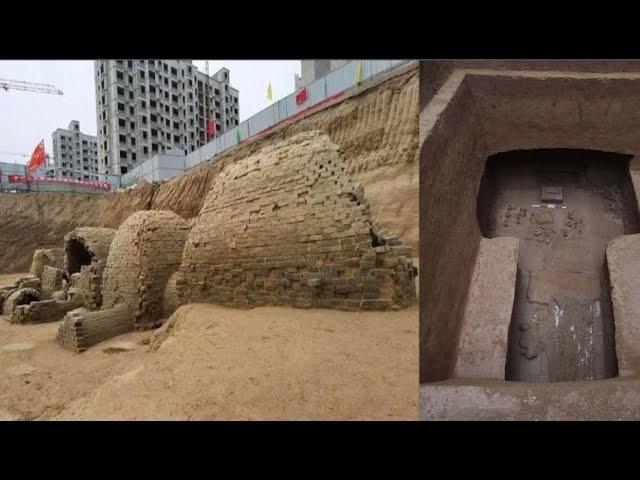 Archaeologists discover rare 1,800 year old brick tombs In China