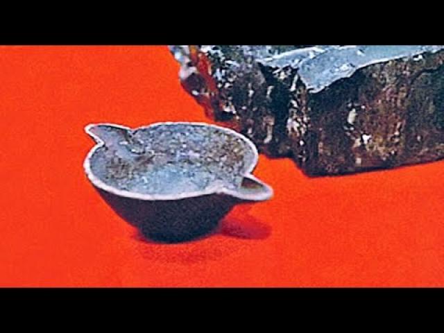 Iron cup discovered inside a piece of Coal that is millions years old