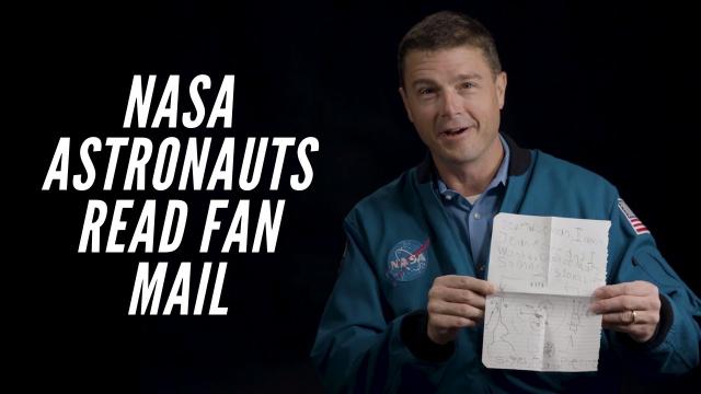 NASA Astronauts Read Fan Mail