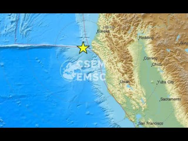 6.2 Earthquake Petrolia, California.