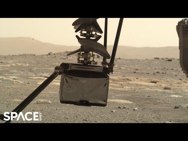Ingenuity helicopter continues to unfold on Mars, Perseverance watches