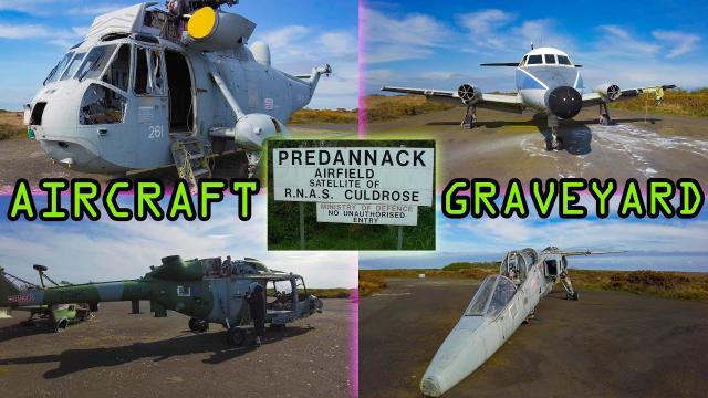 AIRCRAFT GRAVEYARD Predannack Airfield CORNWALL