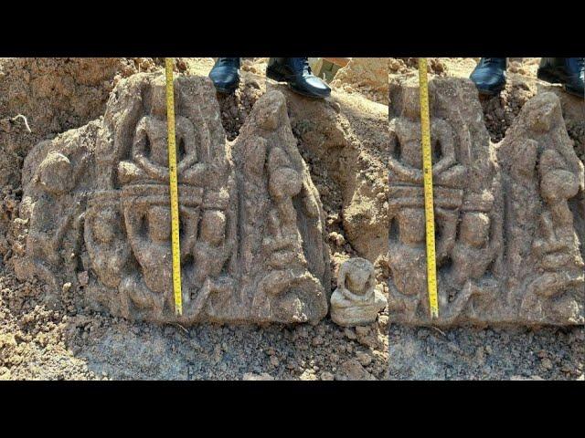 Sandstone statues found at Angkor Archaeological Park
