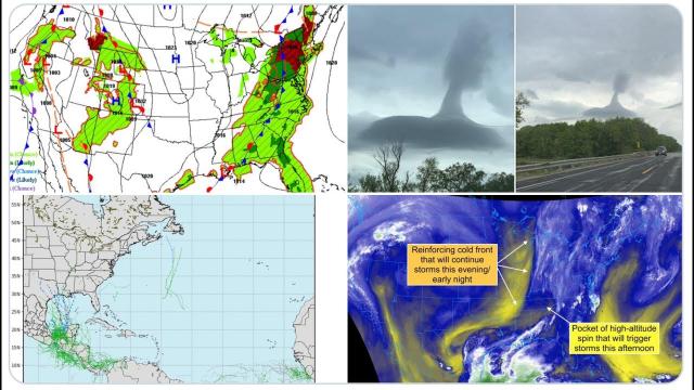 Hurricane Season Watch! 2 Areas of Interest! NW & NE Tornado Watch! & some Strange Weather!