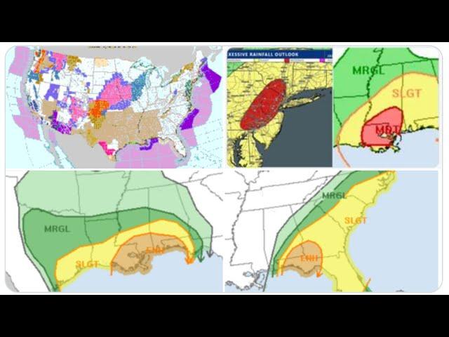 very Dangerous Situations! possible Flooding for entire NE USA & big Destructive Tornadoes for South