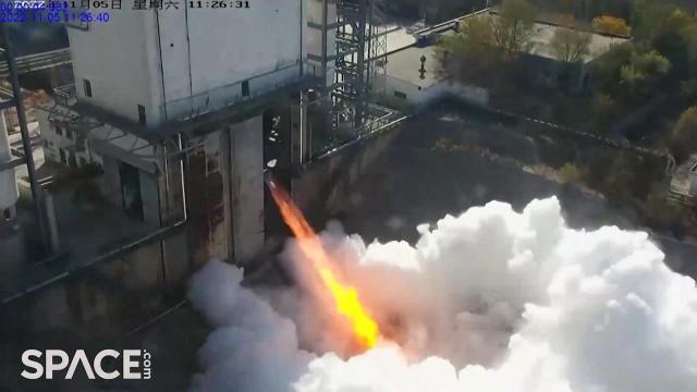 China test-fires liquid propellent rocket engine with 'largest thrust' for first time