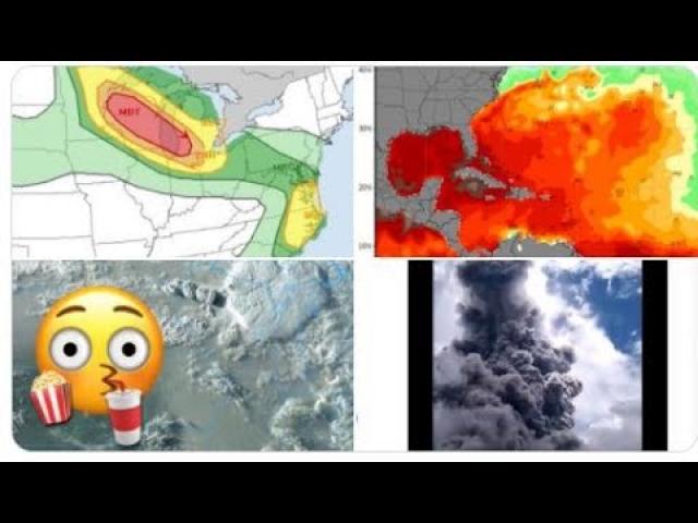 Red Alert! Nasty Storms to hit Wisconsin & push east for 36 Hours! Major Sinabung Volcano Eruption!
