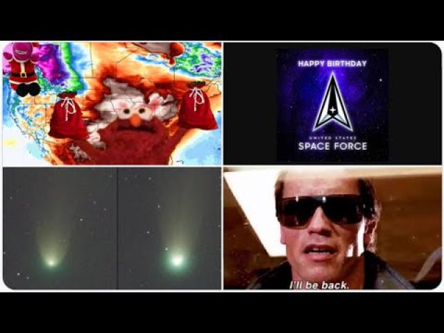 Red Alert! Lots of Wild & Dangerous Weather! Comet Leonard significant Outburst! Volcanoes &Flares!