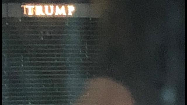 Row of UFOs filmed entering the Trump Tower