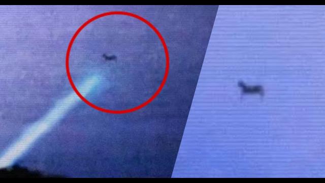 OMG AMAZING UFO SIGHTING | Flying Black Horse Caught In CCTV During Thunderstorm In Indonesia