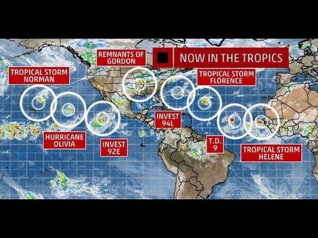 Florence is a now a Category 4 Hurricane & the oceans are unbelievable*.