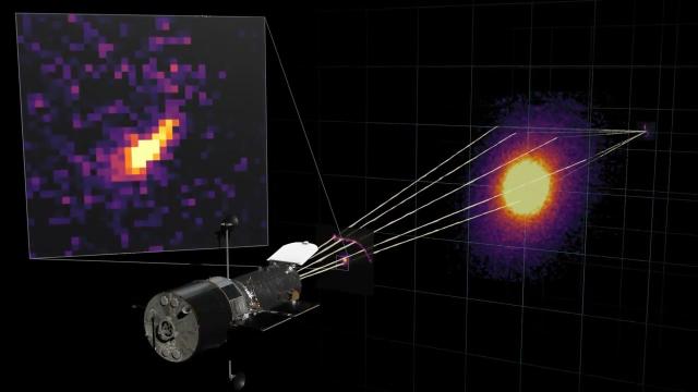 Largest black hole found yet revealed through gravitational lensing