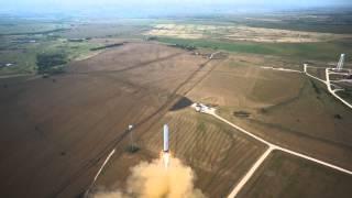 SpaceX Grasshopper Jumps Over 1000 Feet - Hexacopter Video