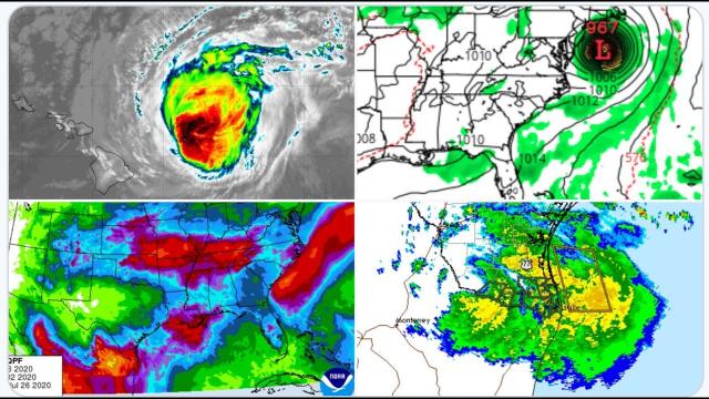 Hurricane Douglas nears Hawaii! Future Hurricane Isaias may be Big threat to USA & Flood mid USA