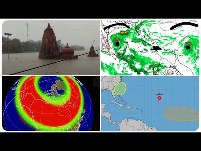 RED ALERT! Major Solar Storm cometh! Flooding in Spain, France, India & Sudan! Hurricane Watch!