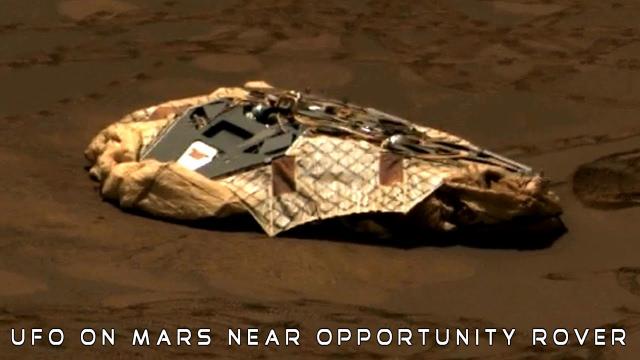 That Time A UFO Was Seen Near The Opportunity Rover On Mars.