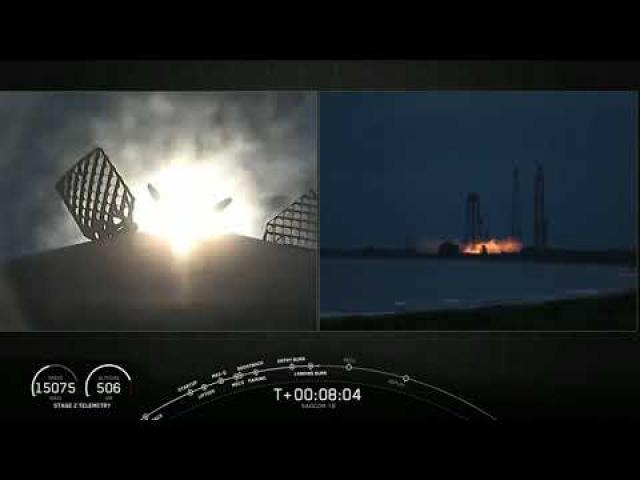 Touchdown! SpaceX 'rocket cam' captures first stage landing in Florida