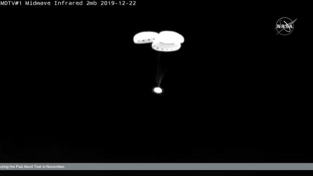 See Starliner Land in Infrared - Re-Entry to Touchdown