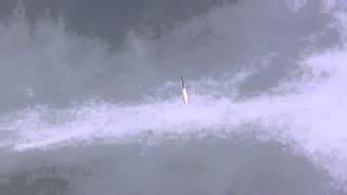 Sonic Boom Seen - Rocket Launch Shockwave Ripples Clouds | Video