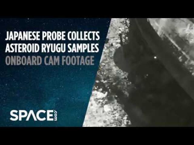 Asteroid Touchdown! Watch Japanese Probe Collect Samples