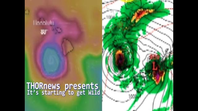 Hurricane 2 hit Hawaii? Double Dragon Storm USA & Double Typhoon Landfall