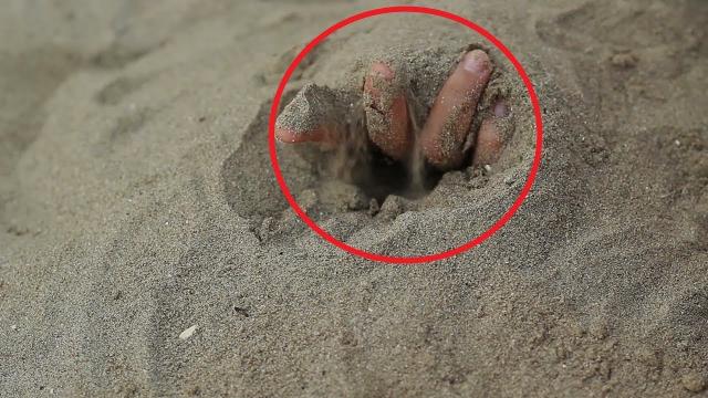 Boy Playing On Beach Saves Little Girl Buried Alive In Sand