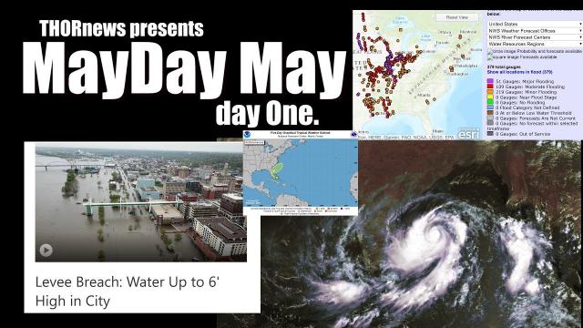 Wild Weather Mayday Day 1: 20% D off Florida, Cyclone Fani, 373 rivers flooding & more