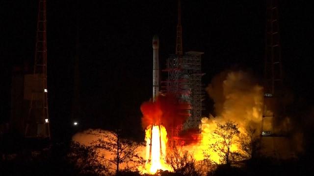 China's Long March 3B Launches Experimental Communications Satellite