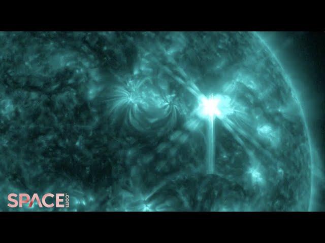 First solar x-flare of 2022 captured by spacecraft in multiple wavelengths