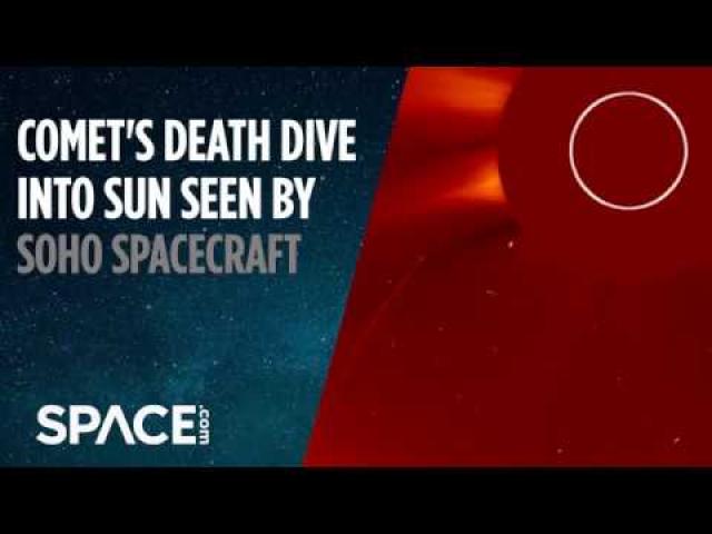 Comet's Death Dive Into Sun Seen by Spacecraft