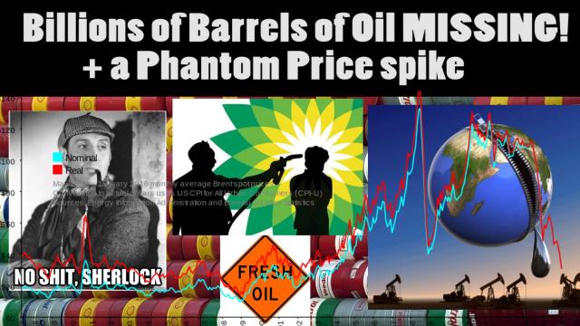 Billions of Barrels of Oil MISSING! + a Phantom Price SPIKE! The great economic mystery* of 2016.