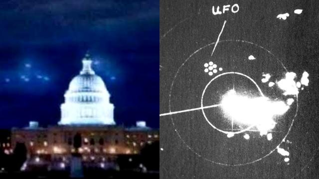 The Mass Fleet Encounter of UFOs over Washington D.C. Capital (1952) - FindingUFO